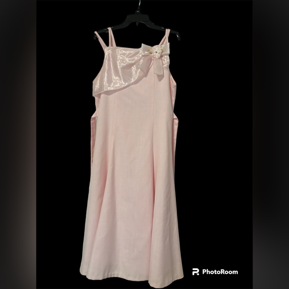 Bonnie Jean Light pink dress with bow size 16 (girls)